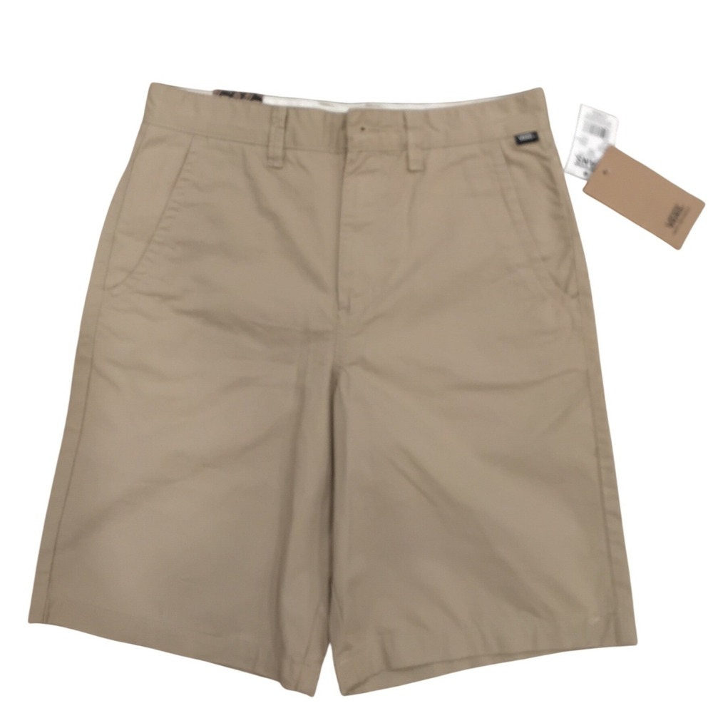 Vans Authentic II Khaki Chino Shorts Mens Size 27 NWT Tan Skate VN0A3RUAKHE‎
